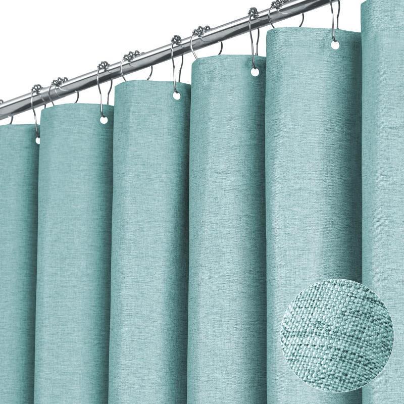 

Faux Linen Shower Curtain