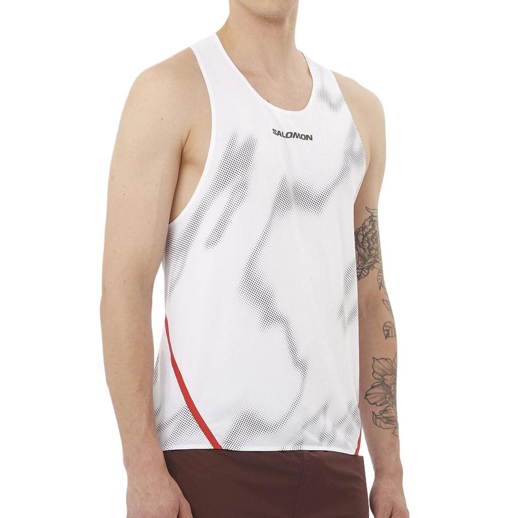 Salomon S/Lab Speed Round Neck Comfortable Casual Vest Men Vests White LC2693900