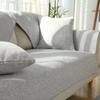 Minimalist Sofa Cushion, Seat Cushion Fabric, All Season Universal Anti Slip Cotton and Linen Seat Cushion, Backrest Towel Cover, Sofa Cover