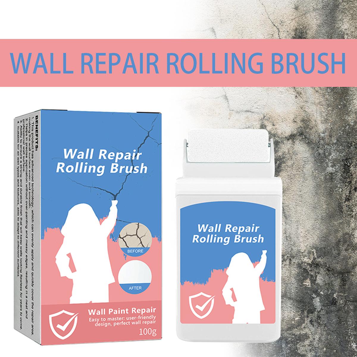 

PDTO Маленький ролик Щетка для ремонта стен Валик для пасты для ремонта стен Стеновой шпаклевочный валик