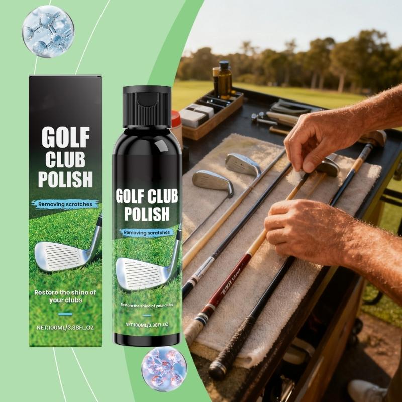 Golf Club Scratch Remover Polisher Cleaner 100ML Night Use Golf Club Polish With Silicone Formulas For Quick Cleaning