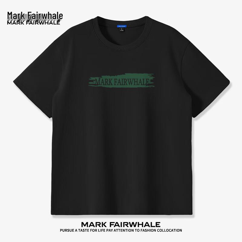 Mark Fairwhale Men's Pure Cotton Loose Fit Short Sleeve T-Shirt