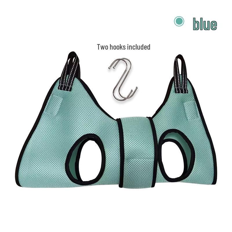 

Pet Grooming Hammock for Nail Clipping and Medication – Anti-Scratch Cat/Dog Fixator with Teddy Hook Design XS (Pets up to 6 jin) озеро синього кольору