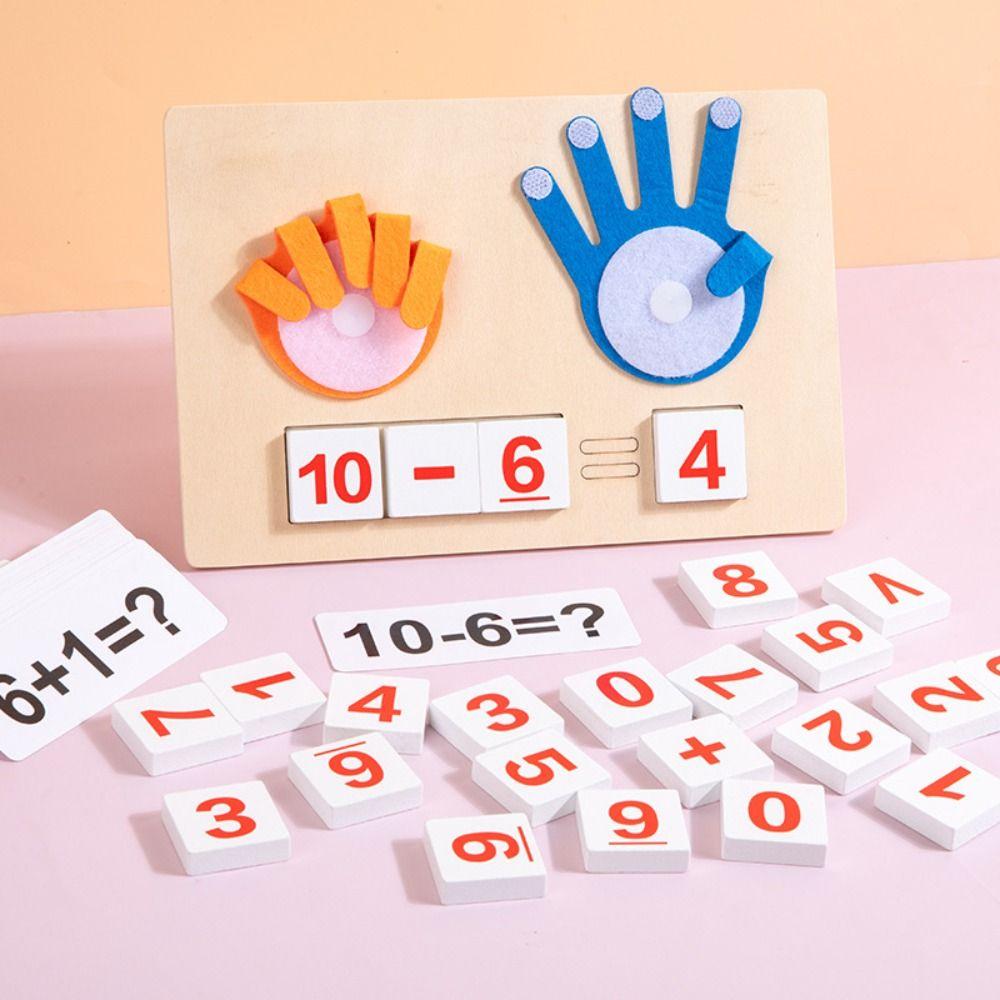 Finger Counting Design Math Learning Games Intellectual Development Toys For Toddlers