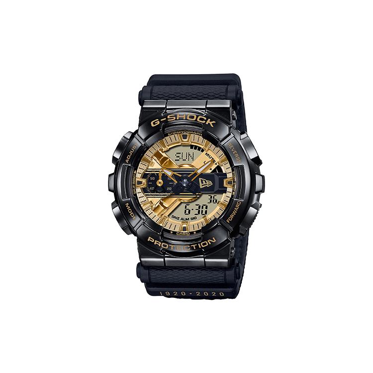 CASIO Men Full Metal Series Black Watch GM-110NE-1APR-person Black Strap
