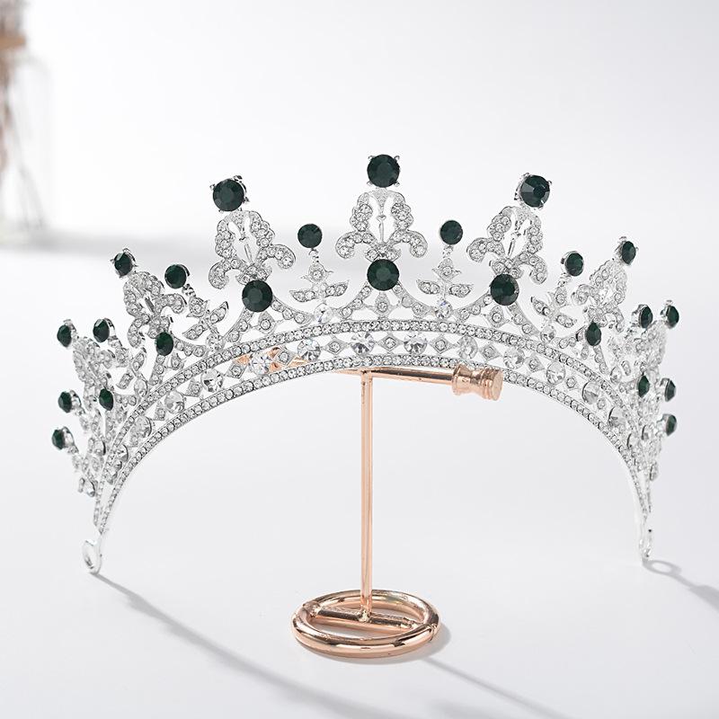 Gorgeous Bride Crystal Crown Retro Wedding Headwear Auditorium Photography Wedding Hair Accessories
