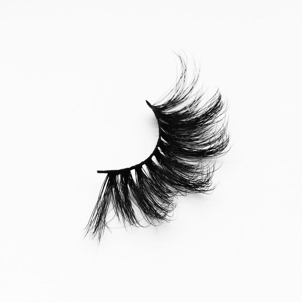 30 mm Nerzwimpern, europäische und amerikanische mehrschichtige, dichte, lockige, unordentliche, übertrieben lange falsche Wimpern
