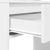 Bedroom Dressing Table with Storage White 80 x 39.6 x 135 cm
