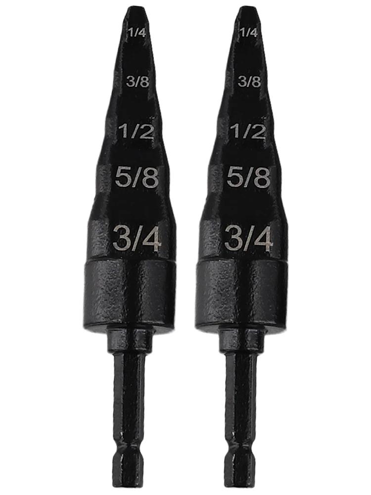 Copper Pipe Repairs 1 4'' Copper Tube Expander Carbon Steel Pipe Expander Extractor Flaring Tool Drill Bit Sizes