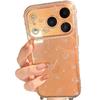 Polka dot flower angel bear for iPhone16 transparent 17promax mobile phone case Apple 15 space case 14
