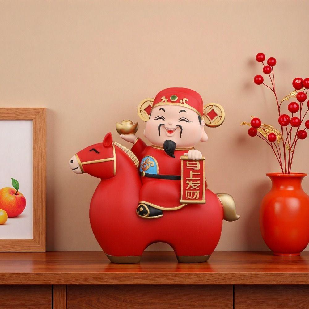 Decorative Ornament Horse Figurines New Chinese Style Lucky Ornament Year of The Horse  Home Decor