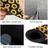 Dish Drying Mat Foldable Fall Kitchen Drying Mat Absorbent Sink Mat Multi-Purpose Coffee Pad Easy To Clean,Kitchen Gadgets,sunflower decor(sunflower)
