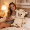 Plush Scottish Highland Cow Stuffed Animal With Soft Pp Cotton For Kids Playroom Decor