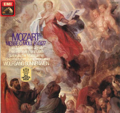 

LP Record WOLFGANG GONNENWEIN, SUDWESTDEUTSCH - Mozart Messe C-moll, Kv427 1C03729018 EMI Germany Classical Used