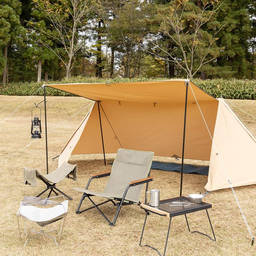 BUNDOK Solo Base BDK-79TCSB (1-Person) Pup Tent, Military Tent, Compact Storage, Cotton Blend, Full Closure, Sand Beige