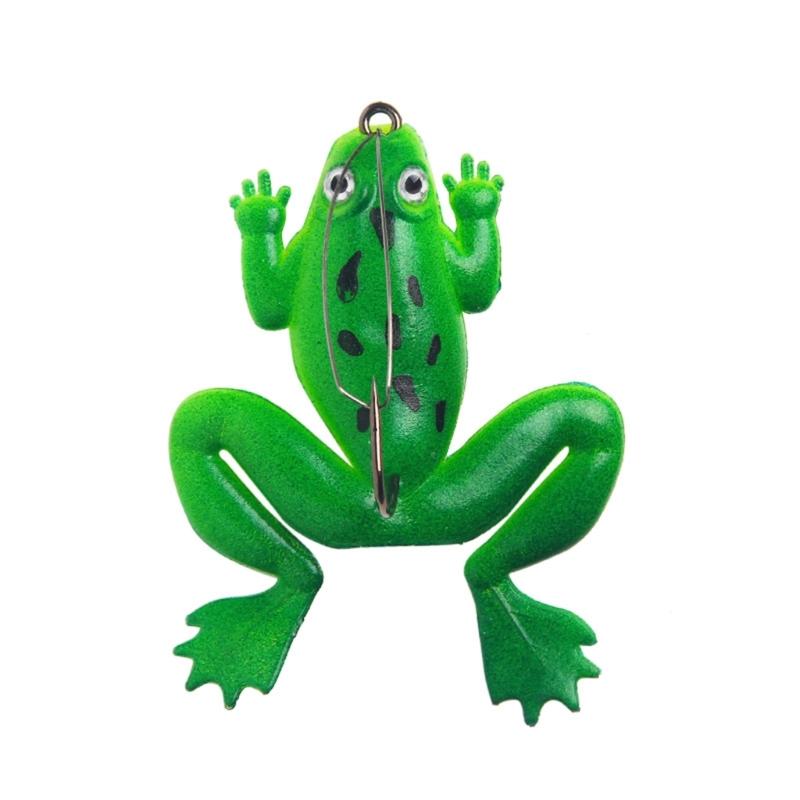 Fishing Large Mouth Lures Large Feet Frogs Baits Double Propellers Legs Freshwater Saltwater Frogs Lures Swimbaits Set