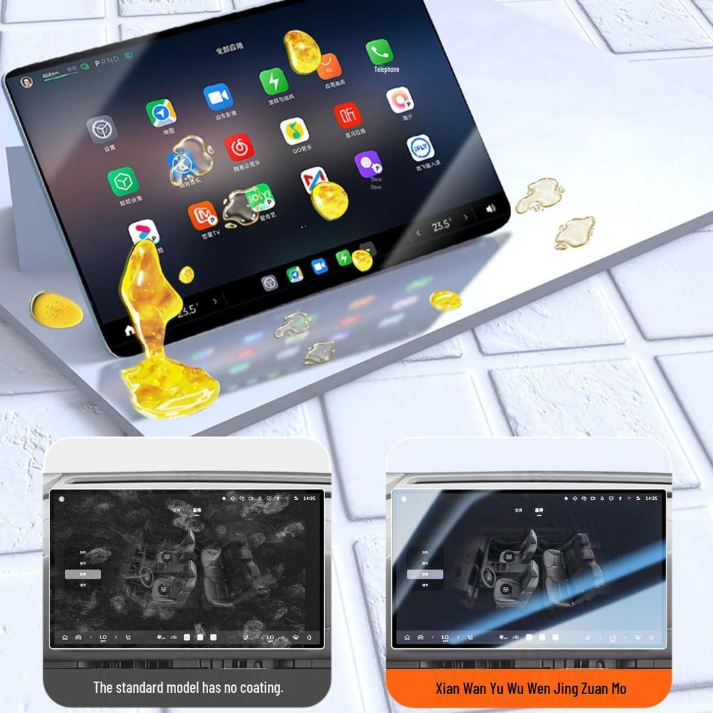 Tempered Glass Screen Protector & Interior Decor for 26 Great Wall Haval H6L Models