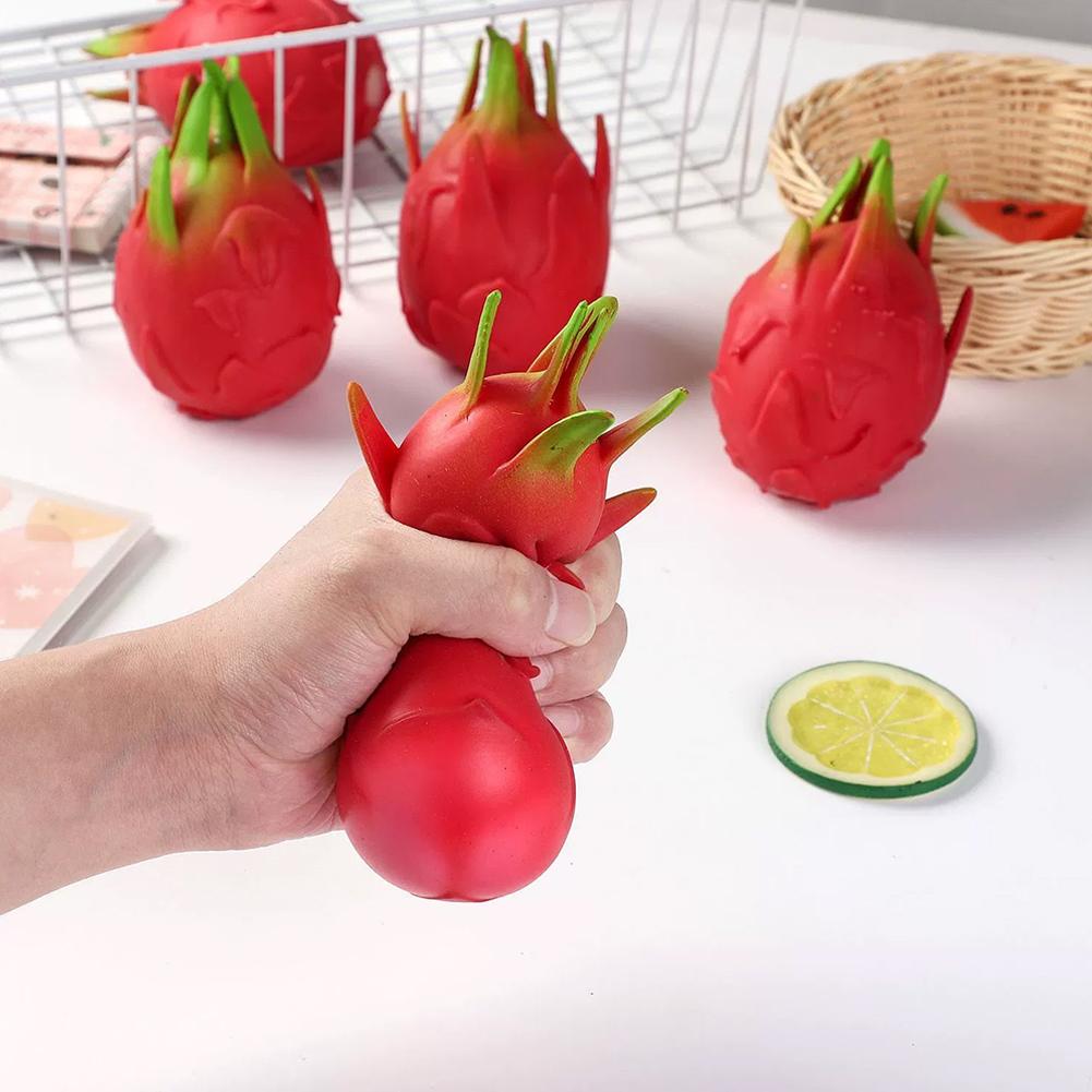 Toys Decompression Toy Simulation Dragon Fruit And Soft Rebound Toy Anti Stress Pinch For Adult Gift Present D3k5