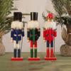 Vintage Soldier Doll Handicraft Handcraft Figurine Christmas Nutcracker  Ornament Home