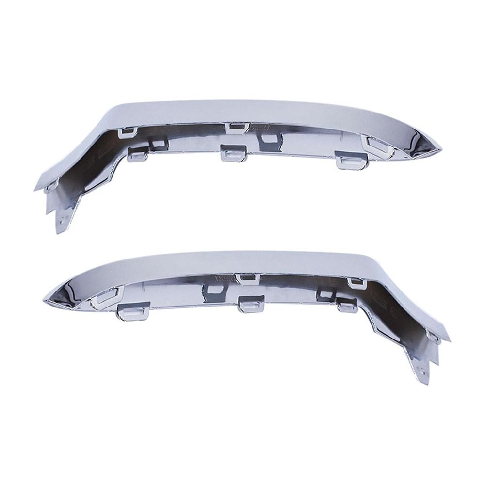 2x Front Bumper Chrome Trim Molding For Benz W212 E-Class 2128852874 2128852774