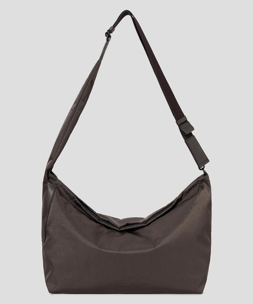 Beanpole Accessory Less Bag_2 Large Nylon Crossbody Bag Brown