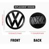 1/2 Piezas Para Volkswagen VW Golf 7 MK7 2014 2015 2017 2016 Coche Parrilla Delantera del Capó Cubierta del Emblema del Maletero Trasero Insignia de Repuesto