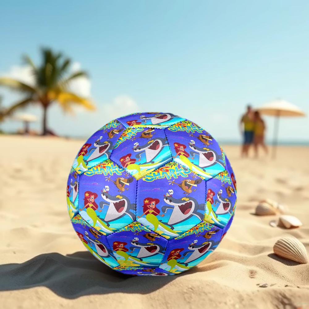 Zig & sharko Theme Size 5 Soccer Ball, Suitable for Both Indoor and Outdoor Matches, a Gift Suitable for Everyone.