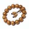 Handcrafted Six-Lobed Dragon Wood Buddhist Beads Rosary, 20mm