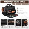 14Inch Heavy Load Tool Bag Waterproof Large Capacity Work Bag With Multiple Pocket For Construction Workshop