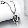 Xiwier Men's Retro Viking Symbol Pendant Necklace