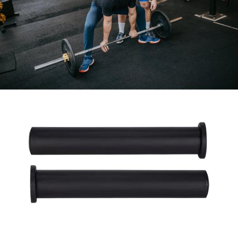 1pair Barbell Adapter Sleeve Barbell Weight Plat Adapter Sleeve Converts Fitness Equipment Accessories