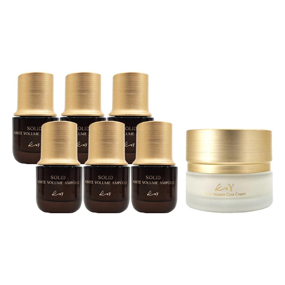 Koy Protein White Cream Ampoules (3 each, 2 boxes) + Cream (50ml)