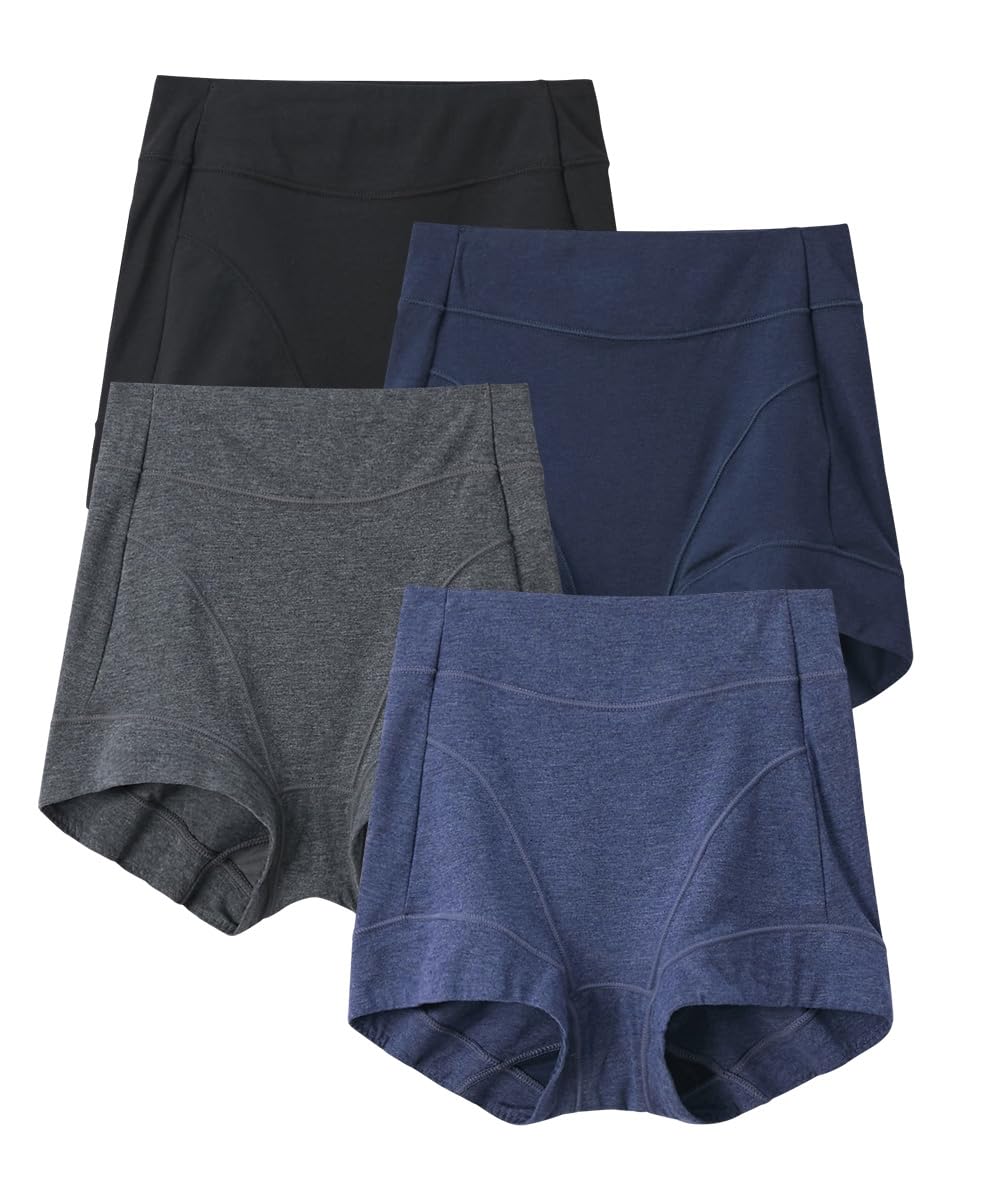 

Nissen Regular Stretch Stomach and Leg Basic Colors Size M Women s Shorts, Tencel™ Fiber/Cotton Blend, Openings, Deep-Length, 4-Pack, (Printed Name),