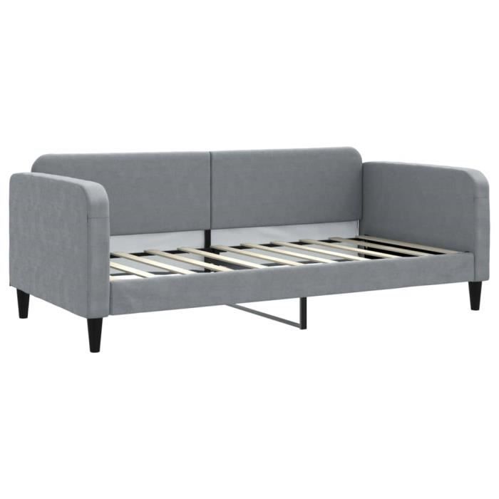 VidaXL Daybed Light Grey 90x190 Cm Fabric 354043