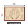 Silicone Fiberglass Kneading & Baking Mat for Cookies & Macarons
