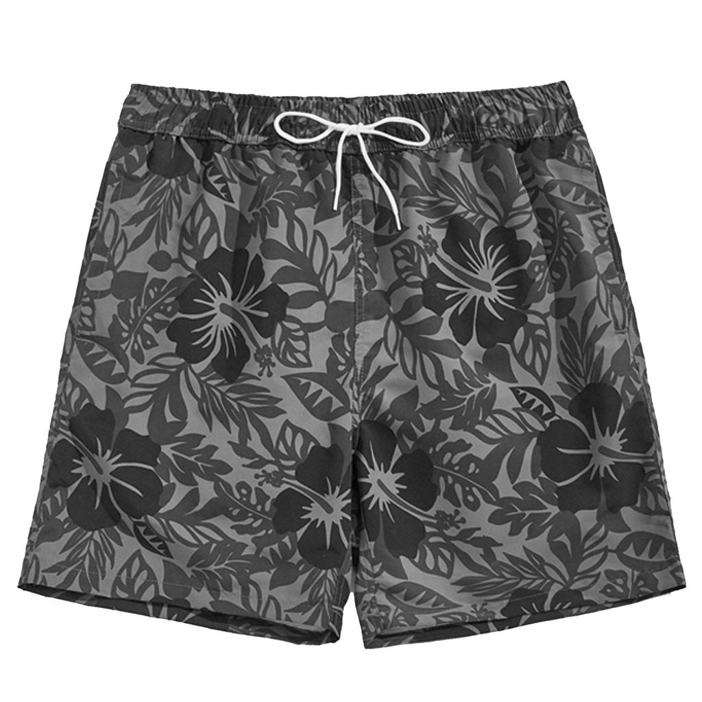 Hawaiian Shorts For Men Summer Casual Floral Print Shorts With Pockets Elastic Beach Shorts Surfing Swimming Pants