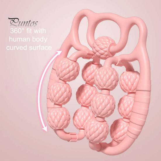 Masážní váleček nohou Anticelulitidní lymfodrenáž Hluboká tkáňová terapie Stehna Paže Záda Rameno Masážní nástroj na uvolnění svalů s 13/20 válečky