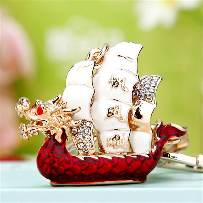 Cute Crab Charms Keychain for Women Men Gifts Jewelry Rhinestone Bag Decor Cartoon Animal Key Chain