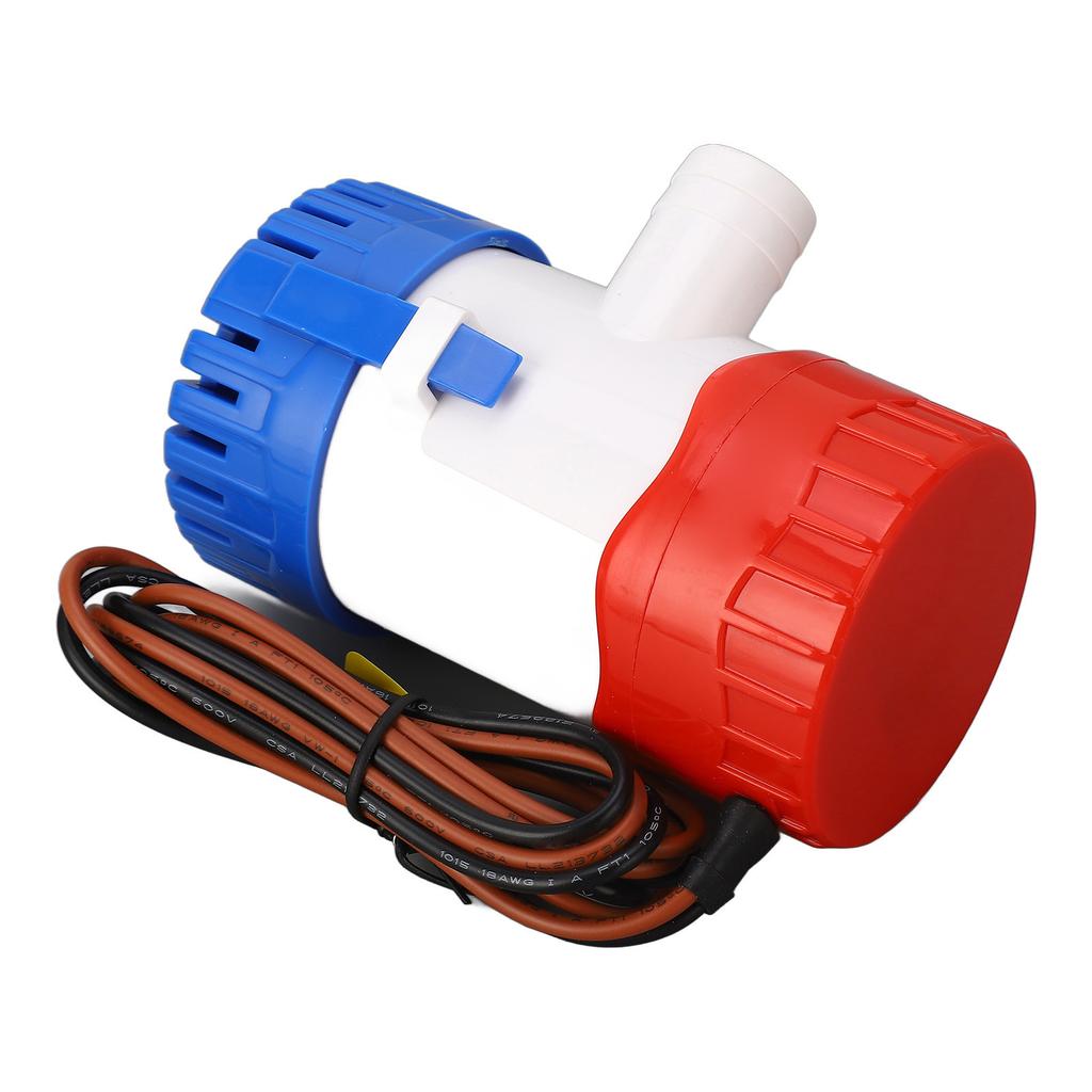 DC12V Bilge Pump Semi Automatic Mini Low Noise Electric Boat Water Pump for Ferry Yacht Ocean