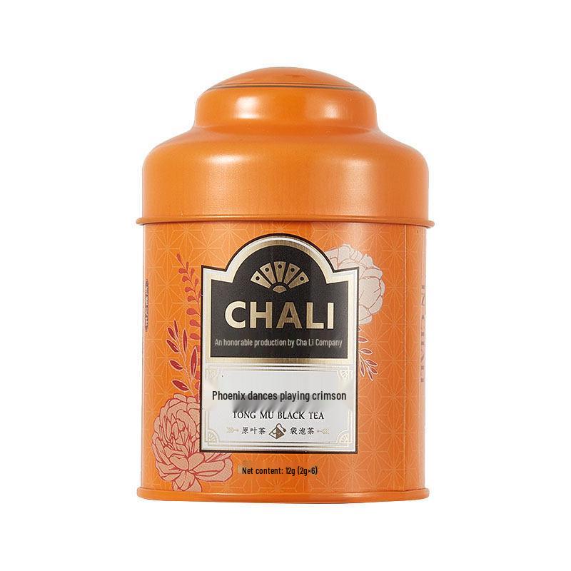 CHALI Feng Wu Nong Dan Hong Black Tea - Rich Aroma, 12g Can, Whole Box Packaging