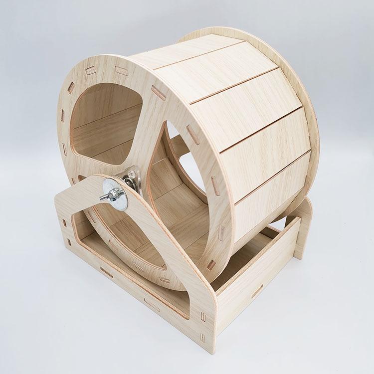 Hamster Swing Seesaw Nest Solid Wood House Hamster Sleeping Nest Golden Bear Villa Toys