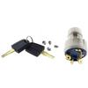 4 Terminal Key Ignition Switch W/Key 237-3530 2373530 CA2373530 Compatible with
