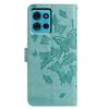 For Motorola Moto G75 5G Case Butterfly Imprinted Wallet Stand PU Leather Flip Phone Cover with Strap