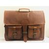 Handcrafted Men's Genuine Leather Vintage Laptop Messenger Briefcase Bag Satchel