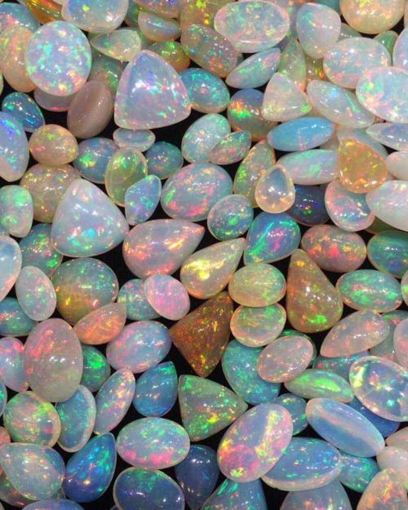 AAA Top Quality Natural Ethiopian Welo Fire Opal Mix Shape Lot