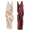 Hand Carved Multipurpose Abalone Shell Holder Safe Fancy Wooden Tripod Portable Wood Incense Holder Home Decor