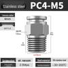 Stainless Steel Pneumatic Air Hose Quick Connect Elbow PC4-01/PL6/8/10/12 Connector