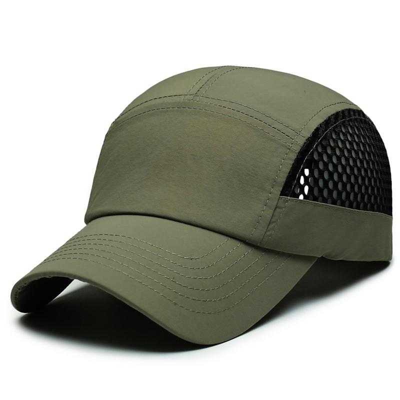Men's Summer Quick-Dry Breathable Mesh Baseball Cap Outdoor Sunscreen Hat