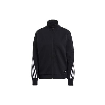 Veste W Fi 3S Color Block Trois Bandes Entraînement Rétro Sports Col Montant Vestes Femmes Noir GL0338