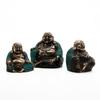 Happy Buddha Figurines Set of 3 Assorted Sizes